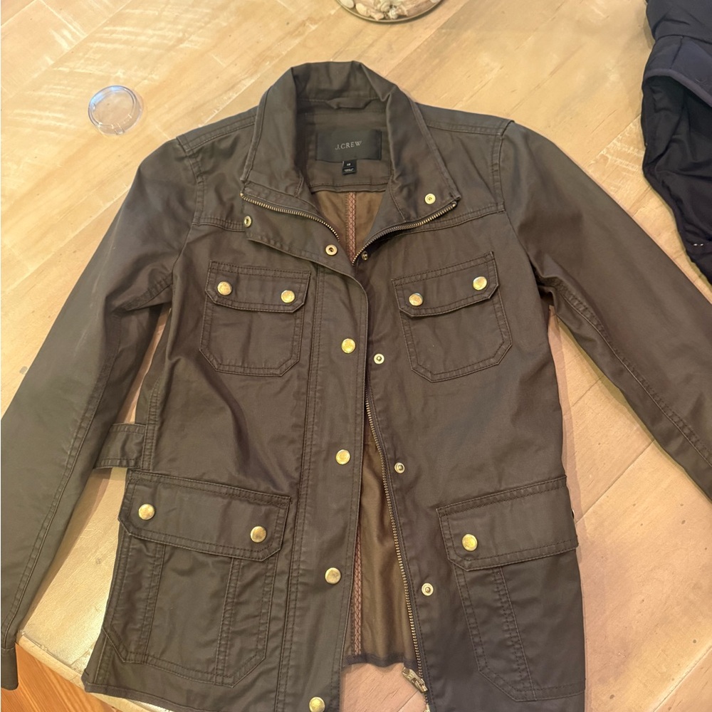 J. Crew Women's Dark Green Utility Jacket